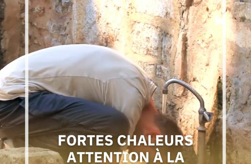 Fortes chaleurs ? Attention à la déshydratation
