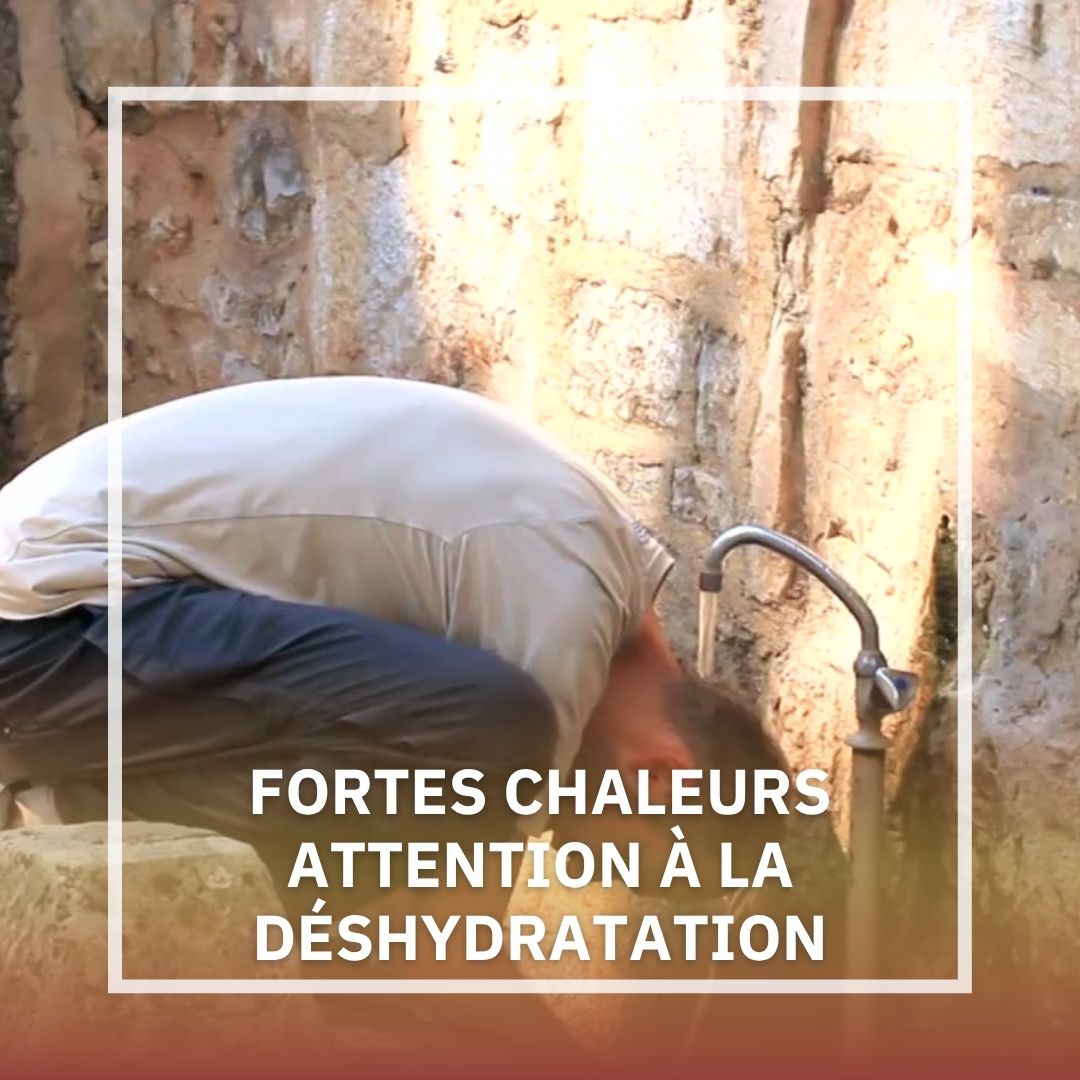 Fortes chaleurs ? Attention à la déshydratation