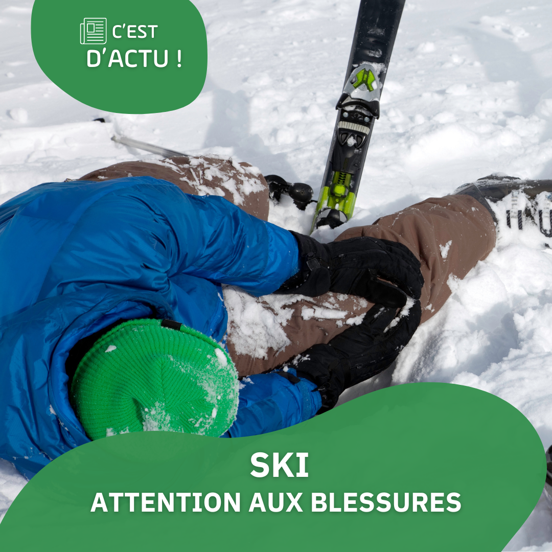 Ski : attention aux blessures !