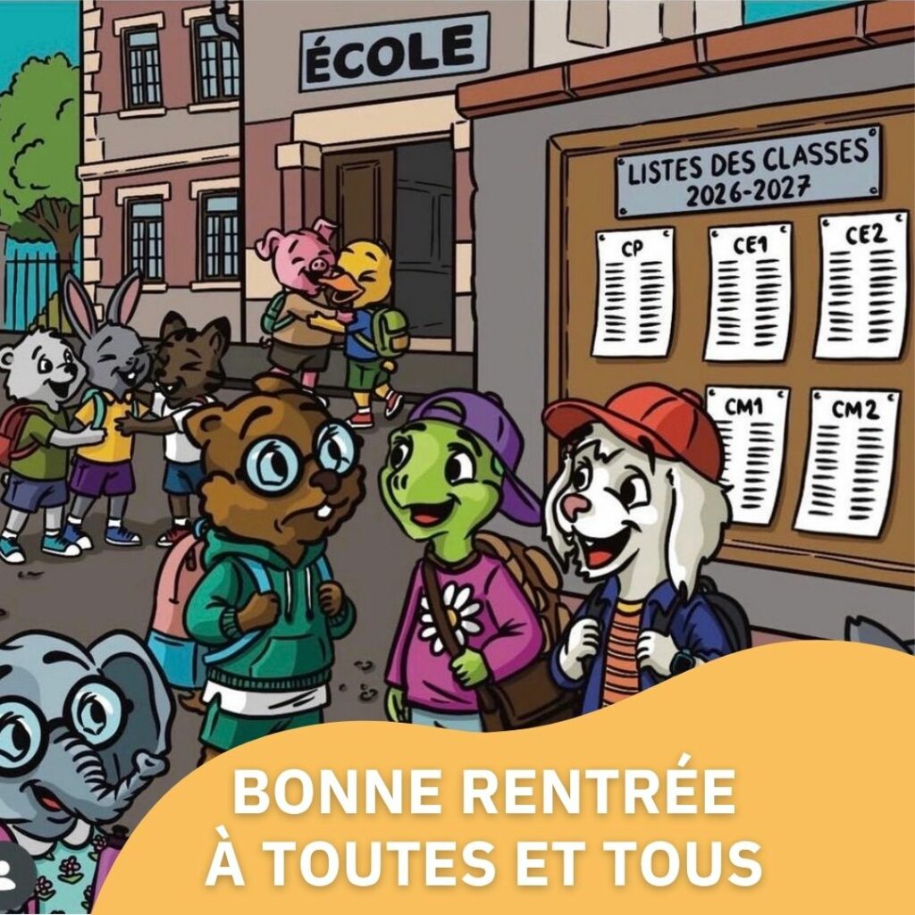 Bonne rentrée à nos petites marmottes !
